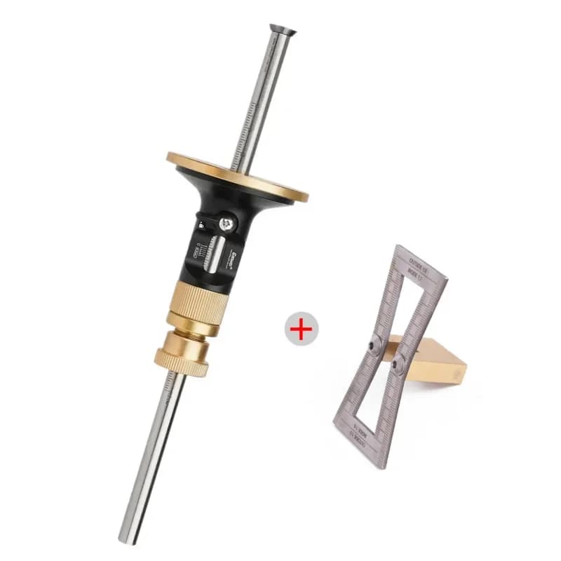 طقم قالب الوصلات الذيلية (Dovetail Jig) ومؤشر القياس من الألومنيوم