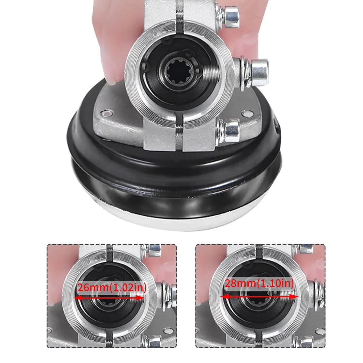 رأس تروس بديل لقاطع الأعشاب 26 مم/28 مم